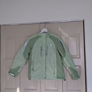 ice icepeak women's jacket mint green